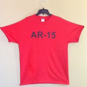 Men's AR-15 assault rifle t shirt